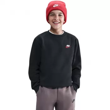Nike Sportswear Club Fleece children's sweatshirt black FD3006 012 XL