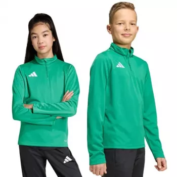 adidas Entrada 26 Training Top children's sweatshirt green JZ6632 116cm