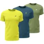 Men's T-shirt 4F M4217 3-pack yellow, blue, green 4FWSS26TTSHM4217 90S L