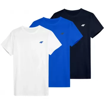 Men's T-shirt 4F M4479 white, blue, navy 4FWSS26TTSHM4479 90S M