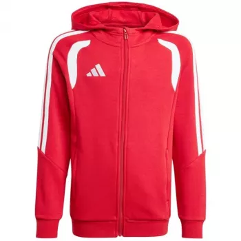 adidas Tiro 26 League Sweat Full Zip Hoodie children's sweatshirt red KF9101 152cm