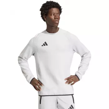 Men's adidas Tiro 26 Travel Crew sweatshirt light grey KD3323 2XL