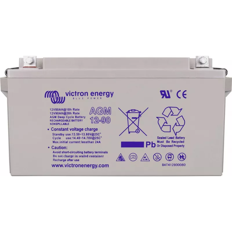 Victron Energy BAT412800104 12.8V 200Ah LiFePO4 Battery with Bluetooth