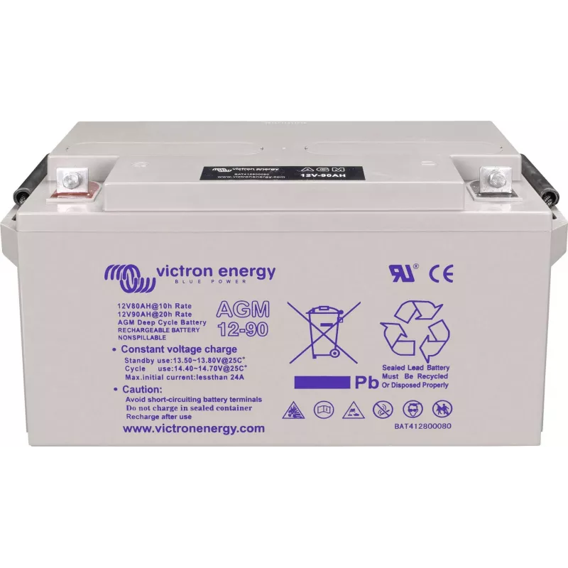 Victron Energy BAT412800104 12.8V 200Ah LiFePO4 Battery with Bluetooth