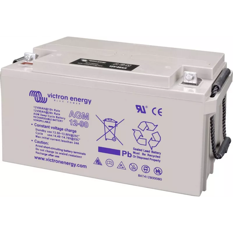 Victron Energy BAT412800104 12.8V 200Ah LiFePO4 Battery with Bluetooth