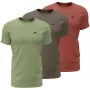 Men's T-shirt 4F M4480 green, brown, burgundy 4FWSS26TTSHM4480 90S 2XL
