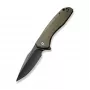 CIVIVI Baklash C801K Folding Knife 9Cr18MoV Green Micarta Coarse