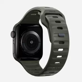 NOMAD Sport Band - pasek do Apple Watch 46mm/49mm z FKM (ash green)
