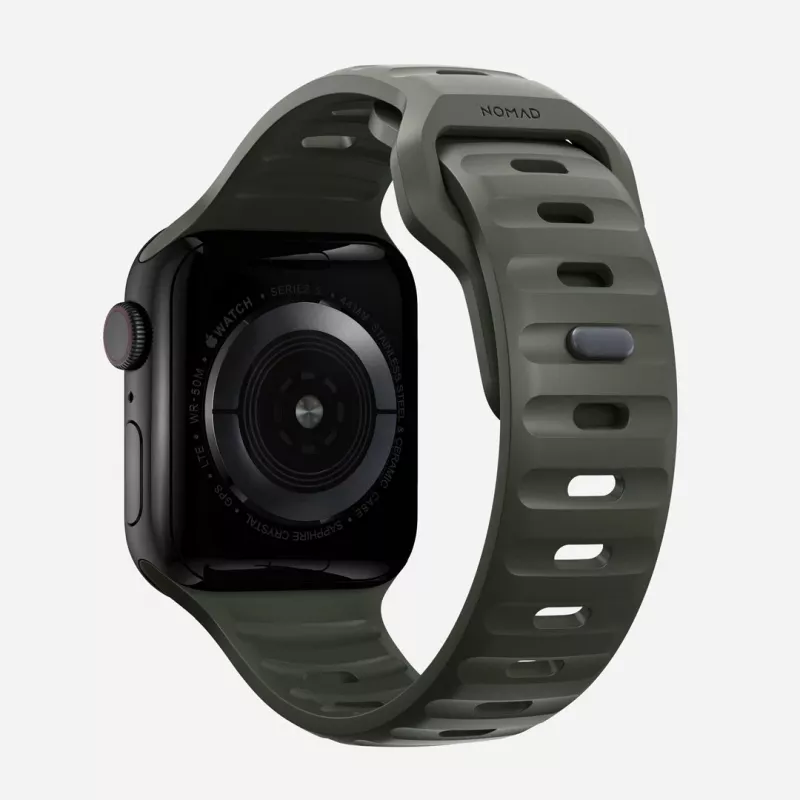 NOMAD Sport Band - pasek do Apple Watch 46mm/49mm z FKM (ash green)