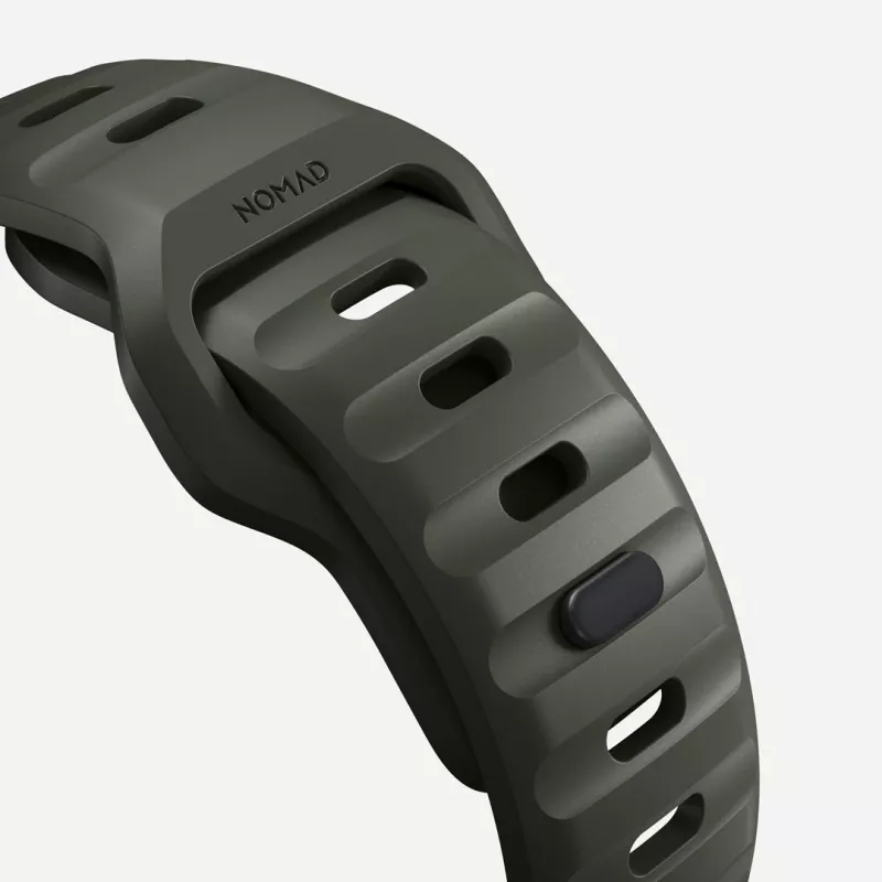 NOMAD Sport Band - pasek do Apple Watch 46mm/49mm z FKM (ash green)