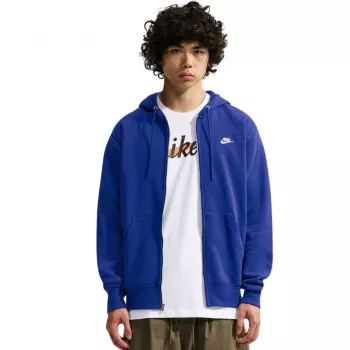 Men's Nike Club BB FZ Hoodie sweatshirt blue FN3861 455 M