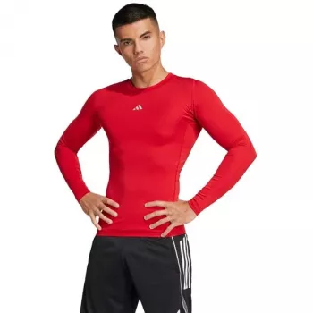 adidas Techfit Long Sleeve Tee men's t-shirt red JP2926 2XL
