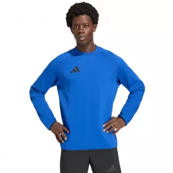 Men's adidas Tiro 26 Travel Crew sweatshirt blue KD1146 M