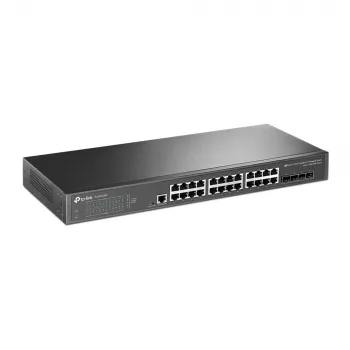 TP-Link JetStream TL-SG3428X przełącznik sieciowy Zarządzany L2+/L3 Gigabit Ethernet (10/100/1000) 1U Czarny