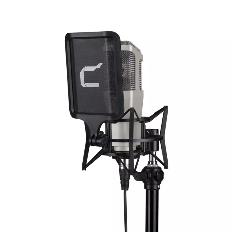 Comica STM01 USB Condenser Microphone with Cardioid Polar Pattern, 24-bit/48kHz, Real-time Monitoring, Gain Control, Mute, All-metal Body, Desktop Stand, Pop Filter