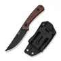 CIVIVI Carveth Fixed Blade Knife AEB-L Guibourtia Wood C25040-3