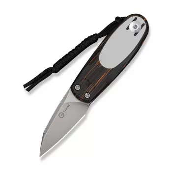 Civivi Purr Nitro-V Orange Black & White G10 Knife