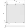 SCHROFF 4U 42HP Aluminium Front Panel, Anodised/Chromated, 19 inch Rack Mount 30847463