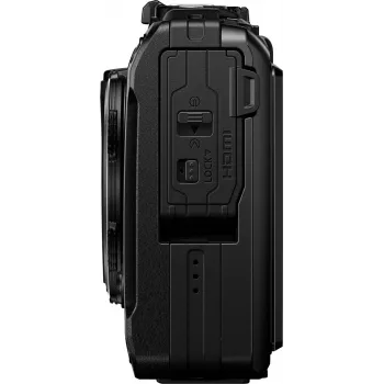 OM System Tough TG-7 Black Rugged Compact Camera, 12 MP, 4K Video, Waterproof 15m