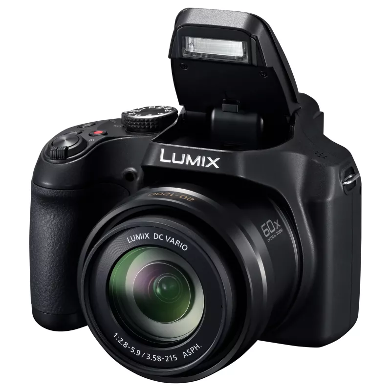 Panasonic LUMIX DC-FZ82D Digital Camera - 18.1 MP, 60x Optical Zoom, 4K Video, Black