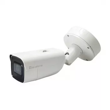 LevelOne FCS-5095 8MP Outdoor Bullet IP Camera with IR, PoE, IK10