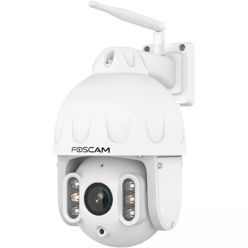 FOSCAM SD8P Outdoor Pan/Tilt Wi-Fi Camera, 8MP 4K, 4x Optical Zoom, IP66, White