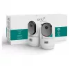 Arlo Essential 3 2K Pan-Tilt-Zoom Indoor Security Camera (2-Pack, White)