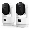 Arlo Essential 3 2K Pan-Tilt-Zoom Indoor Security Camera (2-Pack, White)