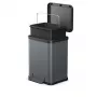 Hailo Öko uno Plus M Dark Grey Matt Pedal Bin 12L 6192700