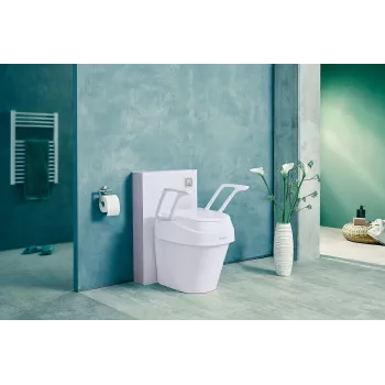 Dietz SmartFix Toilet Seat with Armrests