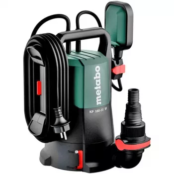 Metabo KP 160-35 SF Combi Submersible/Pressure Pump 500 W, 16000 l/h, 7.5 m, 35 mm particles, 10 m cable, black/green 601792000
