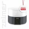 Zelmer ZFD2025 Food Dehydrator, 5 Trays, 520 W, Electronic Temperature Control 35-70°C, Timer 1-48h, LED Display, White/Grey