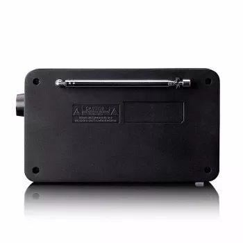 Lenco PDR-033BK Portable DAB+/FM Radio with Bluetooth and Rechargeable Battery - Black