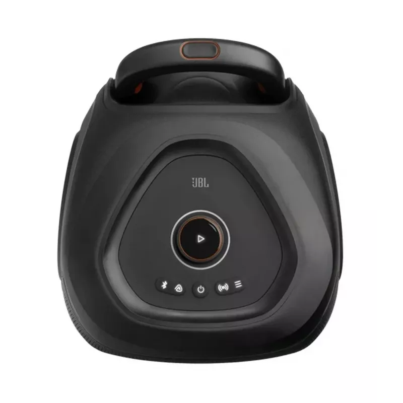 JBL PartyBox 330 Portable Party Speaker with 240W RMS, 18h Battery, IPX4 Splashproof, Bluetooth 5.1, Dynamic Light Show, Wheels & Telescopic Handle, Black