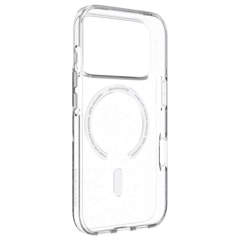 dbramante1928 Greenland Pro Back Cover for Apple iPhone 17 Pro - MagSafe Compatible - Recycled Plastic - Stardust