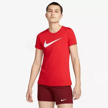 Nike Women's Dri-FIT Park 20 Football T-Shirt Red XS CW6967 657