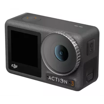 DJI Osmo Action 3 Standard Combo - 4K Action Camera with Dual Touchscreens, RockSteady 3.0, 16m Waterproof, Black CP.OS.00000220.01