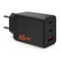 UAG SRGE 65W GaN Wall Charger - 2x USB-C, 1x USB-A, Black