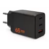 UAG SRGE 65W GaN Wall Charger - 2x USB-C, 1x USB-A, Black