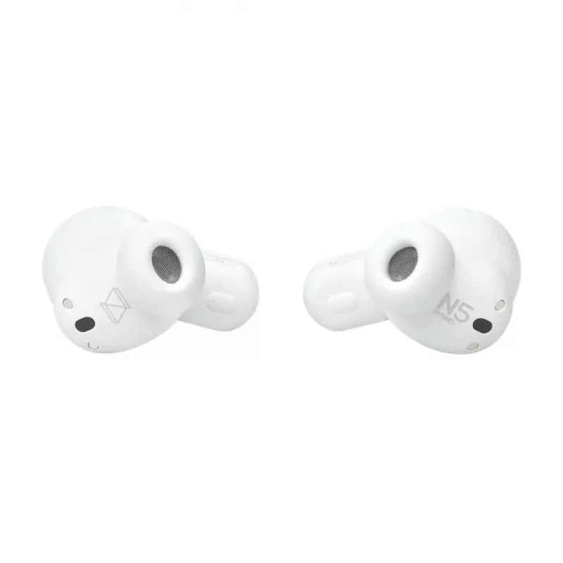AKG N5 Hybrid Wireless Noise-Cancelling In-Ear Headphones White Bluetooth 5.3