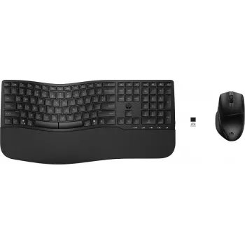 HP 680 CFT Dual-Mode Wireless Keyboard and Mouse Combo, UK Layout, Black 8T6L6AA#ABE