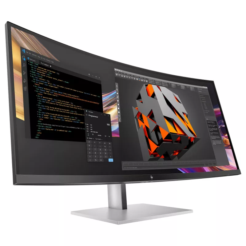 HP 738pu Series 7 Pro 38 inch Curved IPS LED Monitor WQHD+ 3840x1600 USB-C 65W