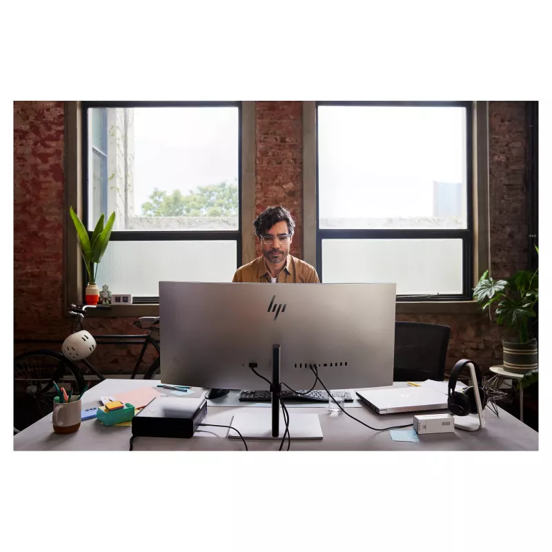 HP 738pu Series 7 Pro 38 inch Curved IPS LED Monitor WQHD+ 3840x1600 USB-C 65W