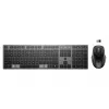 HPINC HP 725 - Tastatur-und-Maus-Set - multifunktional, wiederaufladbar, betrieben mit Superkondensator - full size - kabellos - Nachtfall Schwarz -