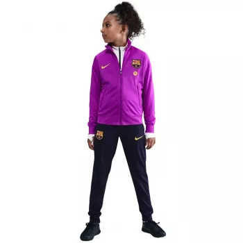 Nike FC Barcelona Strike Kids' Tracksuit Purple/Black L