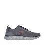 Skechers Track Leshur Men's Training Sneakers, Charcoal/Orange, EU 44