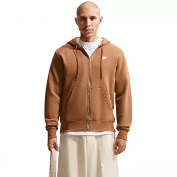 Nike Club BB Full-Zip Hoodie Men's Light Brown 2XL
