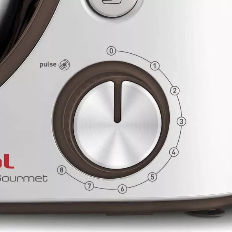Tefal QB51K138 Stand Mixer, 800 W, 4.8 L Bowl, White