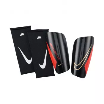 Nike Mercurial Lite Football Shin Guards Black/Red M