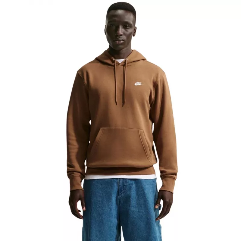 Nike Club Fleece Men's Hoodie Pecan XL